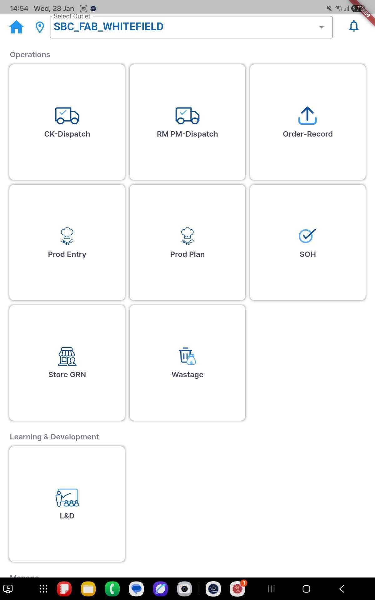 Cloud Kitchen App Interface 4